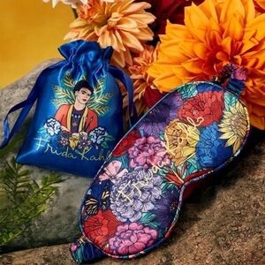 Frida Kahlo Floral Satin Sleep Mask